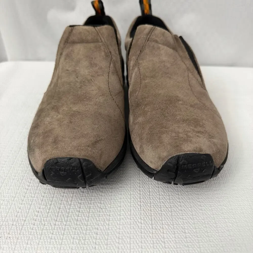 Merrell Jungle Moc Shoes Mens Size 8.5 Gunsmoke Suede Slip On Casual